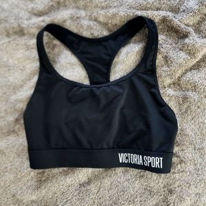 NWOT Victoria's Secret Small Black Sports Bra